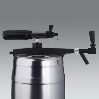 ich-zapfe Profi Zapfhahn mit Handpumpe für 5L Partyfässer Bierfässer (CO2-fähig)