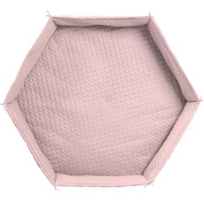 Bild Laufgittereinlage Style 6-eckig mit Seitenpolsterung rosa/mauve (377078V229)