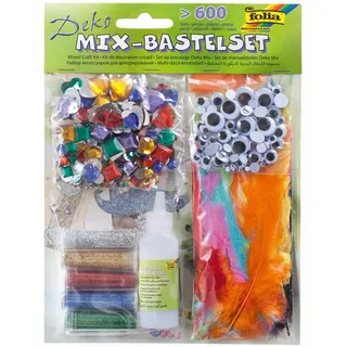 Folia Deko-Mix-Bastelset mehrfarbig über 600 Teile