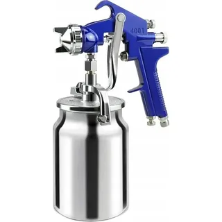 Rosfix LVLP Lackierpistole – 1L Metallbehälter, 1,4mm Düse | Edelstahl Nadel, geringes Spritzbild | Ideal für Türen, Fenster, Schränke