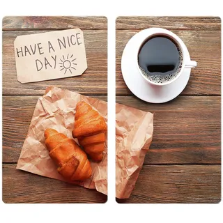 AllStar Glasabdeckplatten Nice Day 2er Set 30 x 0,8 x 52 cm mehrfarbig