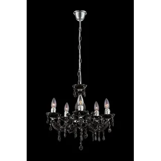 Globo Kronleuchter Cuimbra II Schwarz