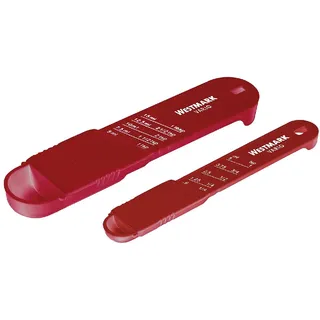 Westmark Messlöffel Vario verstellbar, rot (2er Pack)