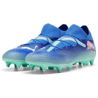 Puma Future 7 Pro MxSG Soccer Shoe, Bluemazing White-Electric Peppermint, 43