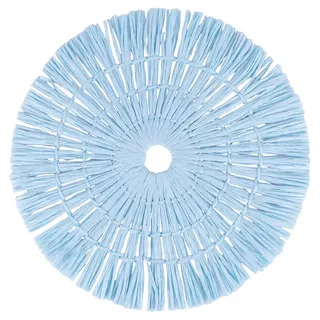 Villa d'Este Home Tivoli Tischset, rund, geflochten, 38 cm, aus Papier, Pool-Party, 6 Stück