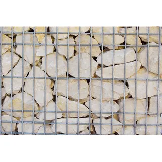 Scherf Fertig-Gabione Marmorbruch Chateau-Beige 100 cm x 50 cm x 50 cm