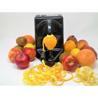 Pelamatic Orange Peeler Profesional Elektrischer Kartoffelschäler für Kartoffeln, Orangen, Tomaten, Kiwis, Pfirsiche und andere Früchte oder Gemüse, Klinge aus Edelstahl, 2026 (schwarz)