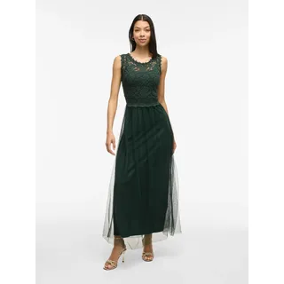 VILA Maxikleid Spitzen Grün L