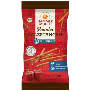 Hammermühle Paprika Salzstangen Bio glutenfrei 45 g