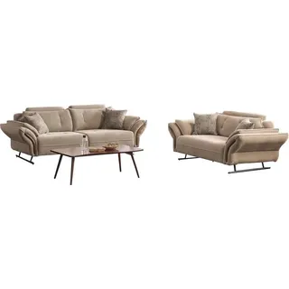 Sofas Sofagarnitur Wohnlandschaft Sofa Sessel Wohnzimmergarnitur Lounge-Garnitur