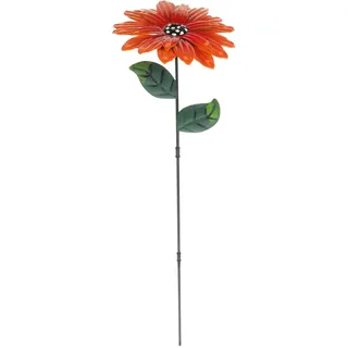SUPVOX 2 Stück Gartenstecker Sonnenblume aus Metall – Gartendekoration aus Schmiedeeisen, Blumenornament für Rasen, Hof, Terrasse, Hochzeit, Party, Weihnachten