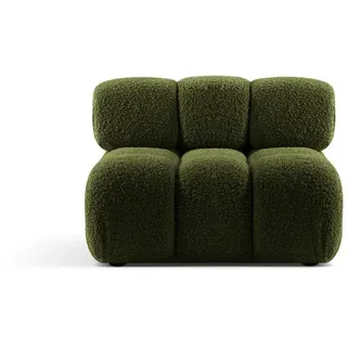 micadoni Modul grün Textil, 1-Sitzer, 94x70x94 cm, Hergestellt in Europa, Wohnzimmer, Sofas , Couches, Sofas, Modulsofas