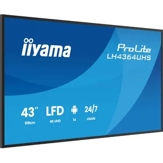 Iiyama ProLite LH4364UHS-B1AG 43" schwarz