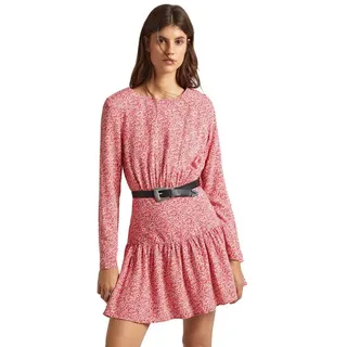 Pepe Jeans Britney Damen Kleid, Rot (knuspriges Rot), 36