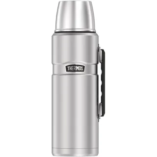 Thermos Isolierflasche silber 1,2 l