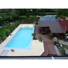 KWAD Pool »Styroporsteinpool mit Ecktreppe«, (Set, 4 tlg.), BxLxH: 300x600x150 cm, Ecktreppe rechts in weiß, beige