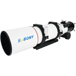 Svbony SV550 Teleskop, mit Triplett-Apochromatisch, 80 mm F6-Refraktor-Teleskop, Vier eingebauten Mattenstreifen, Mikro-Reduktions-Rap-Auszug für Deep Sky Astrofotografie und Visual