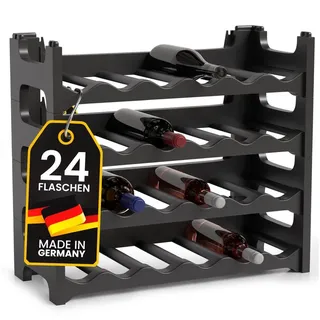 Gardissimo Weinregal Flaschenregal Regal für 24 Flaschen anthrazit