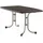 Boulevard-Klapptisch 150 x 90 x 72 cm Graphit/Schieferdekor Anthrazit