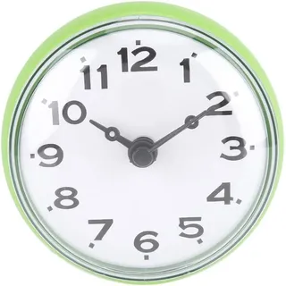Wanduhren Mini – Wasserdichte Uhr mit Saugnapf – Für Badezimmer und Küche – Rund
