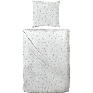 Primera Bio Crepe Ranken salbei 155 x 220 + 80 x 80 cm