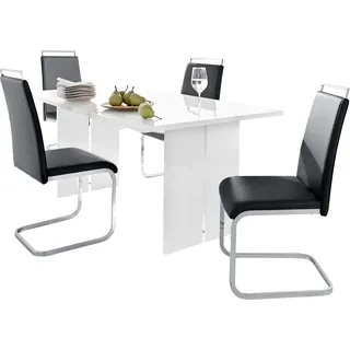 INOSIGN Essgruppe Set, 5 Stk. tlg., schwarz-weiß