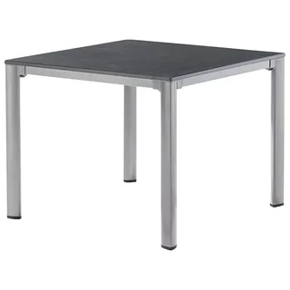 Sieger Exclusiv Gartentisch 95 x 95 cm graphit/anthrazit