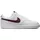 Court Vision Herren White/Burgundy 45