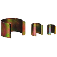 20 Stück Gewächshausklammern aus Stahl zur Sicherung der Abdeckplane (Metall, Durchmesser 35 mm)