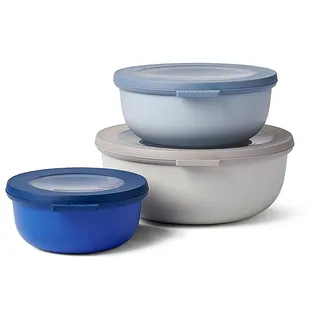 Mepal Cirqula rund weiß 19,20 x 19,50 x 8,00 cm 0,35 l 3-teiliges Set