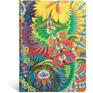 Paperblanks PB4623-3 Olenas Garten Tagesanbruch - Notizbuch Midi Unliniert (Olena s Garden), Midi (170 x 120 mm): Unlined Midi
