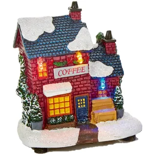 Weihnachten Mini LED Dorf Szene Licht Auf Dekoration - Batterie Betrieben -