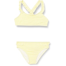 name it Girl's NMFZILINE Box Bikini, Lemon Tonic, 86/92