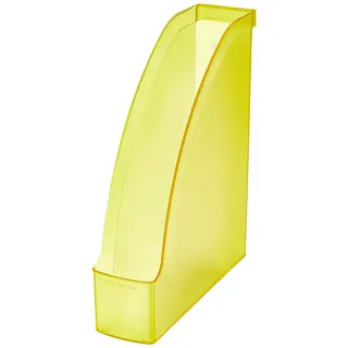 Leitz Stehsammler A4, 6er Pack, Für Verwendung im Hoch- und Querformat, Gelb, Plus Serie, 24760010