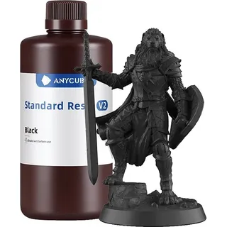 UV-Harz, für LCD 3D-Drucker, schnelle Aushärtung, hohe Festigkeit, 3KG Schwarz