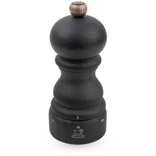 PEUGEOT - Pfeffermühle Paris u‘Select 12 cm + Pfeffer - 6 voreingestellte Mahlgrade - Aus PEFC-zertifiziertem Holz - Graphit