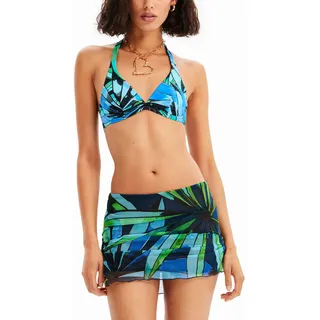 Desigual Women's Swim_BUKIT 5000 Bikini Set, Blue, XL