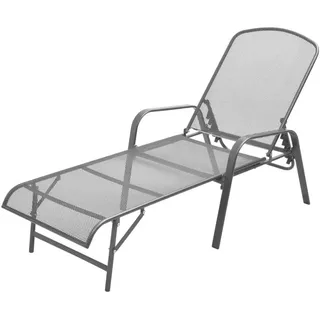 vidaXL Sonnenliege 66 x 0 x 0 cm Grau