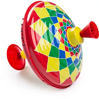 Bigjigs Toys Kreisel aus Metall - Rot