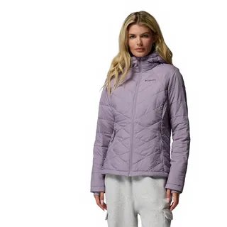 Columbia Damen Heavenly Hooded Jacket Hooded Puffer Jacket Shale Purple S