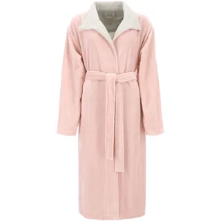 Bademantel VOSSEN "Andorra, ideal für Sauna & Spa, Hotelbademantel, Morgenmantel" Gr. XL, rosa (pearl skin, ivory), L:125cm, Baumwoll-Mix, Hausmäntel, Bademantel, Stehkragen