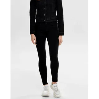 Only Damen Jeans Kendell Eternal Denim Skinny Fit Hose, Größe:S, Länge:L32 - Schwarz