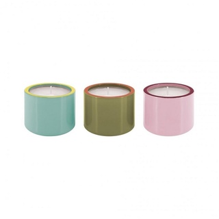 REMEMBER Teelicht 3tlg. Glas Bunt