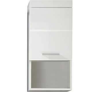 trendteam smart living - Hängeschrank Badschrank - Bad - Amanda - Aufbaumaß (BxHxT) 36 x 77 x 23 cm - Farbe Weiß Hochglanz - 139350301