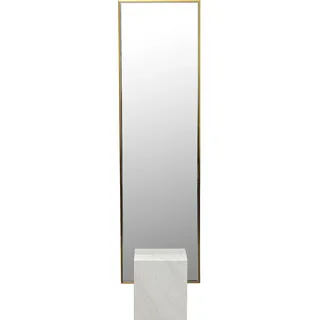 Kare Standspiegel Hulda, Messing 46x180cm