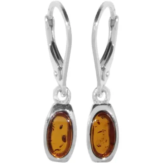 Ostsee-Schmuck Ohrhänger Tinta Silber 925 Bernstein 27