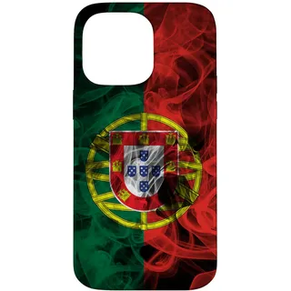 Portugal, Rauchige Portugal Flagge, Portugal Hülle für iPhone 14 Pro Max