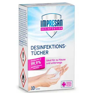 Impresan Desinfektionstücher (10 Stk.)