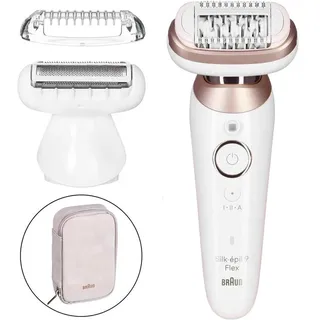 Braun Silk-épil 9 Flex 9-030 3D Epilierer Weiß/Rosa Titan