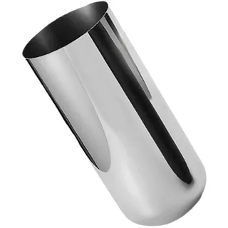 Toyvian Edelstahl Vase für Blumen, Moderne Metallvase in Silber Optik Hohe Dekovase Bruchsicher Rostfrei Elegante Bodenvase Heimdekoration Geeignet für Wohnzimmer Büro Schreibtisch